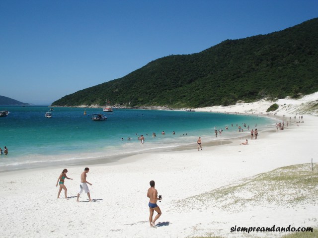 Las paradisíacas playas de Arraial Do Cabo.