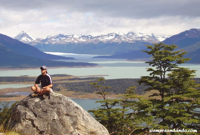 Desde el Cerro Cristal (vista del Perito Moreno y los lagos Roca y Rico), Calafate
