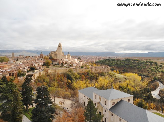 La vista de la ciudad desde el Alcázar 