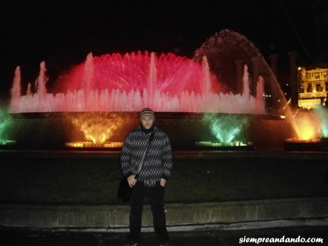 En la Fuente Mágica de Montjuic