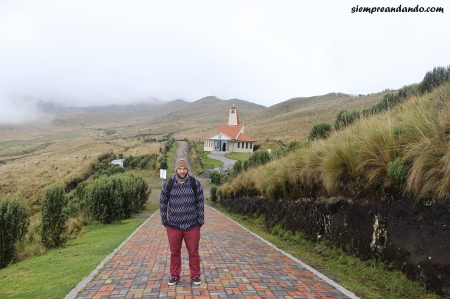 A 4100 metros sobre el nivel del mar, tras subir por el Teleférico 