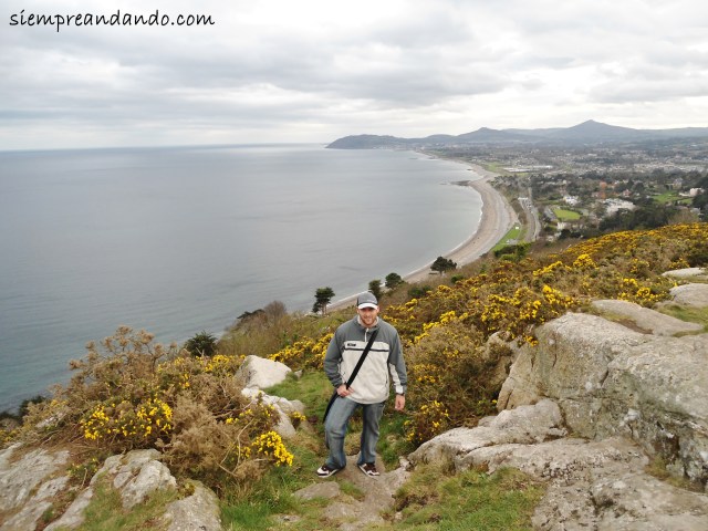 Vistas de la bahía en Dalkey.