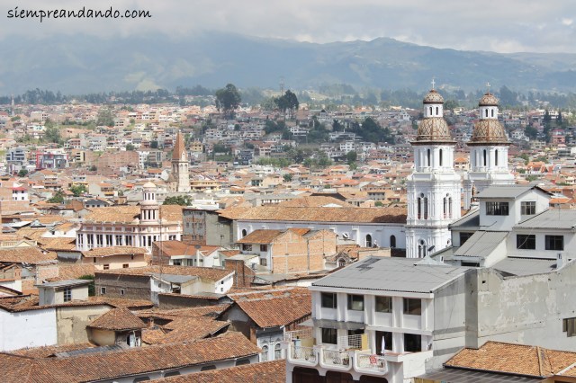 Vistas de Cuenca desde lo alto de la Catedral de la Inmaculada Concepción 
