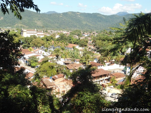 Vista desde la subida al al fuerte Defensor Perpétuo.