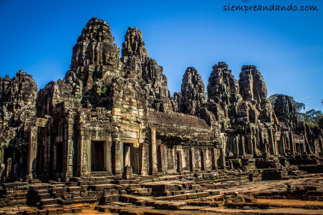 Templo de Bayón, Angkor, Camboya (2015).