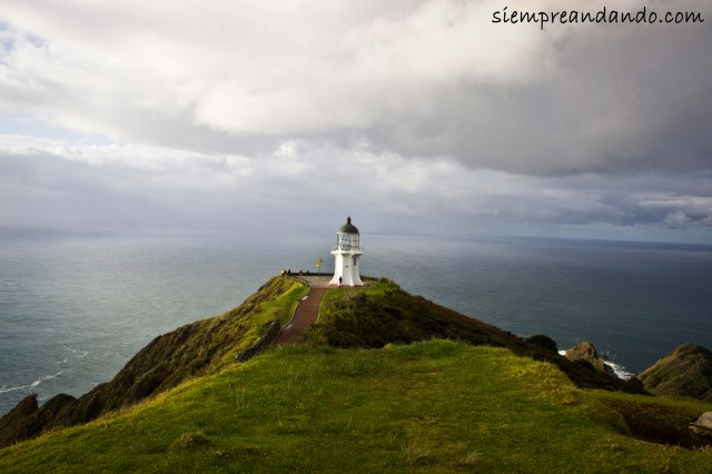 El Cabo Reinga, al extremo norte.