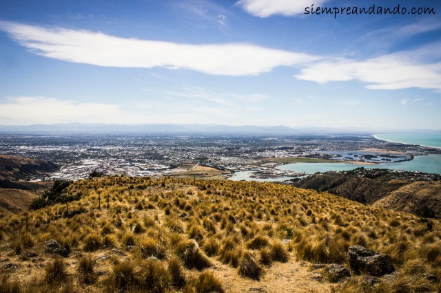 Una vista de la ciudad desde Christchurch Gondola.